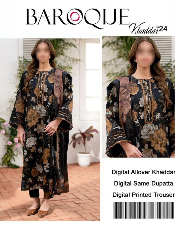 BAROQUE 3PC DIGITAL PRINTED