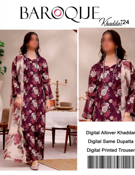 BAROQUE 3PC DIGITAL PRINTED