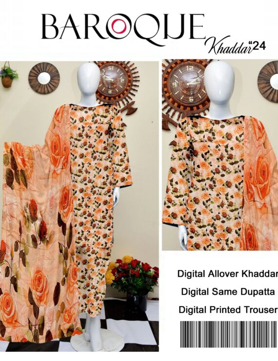 BAROQUE 3PC DIGITAL PRINTED